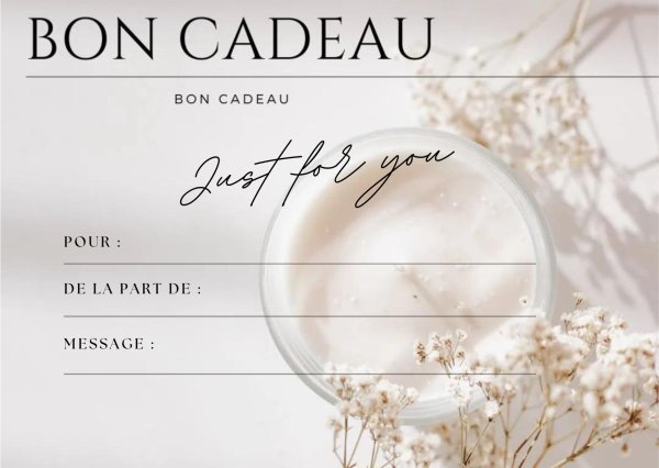 BON CADEAU 1 HEURE